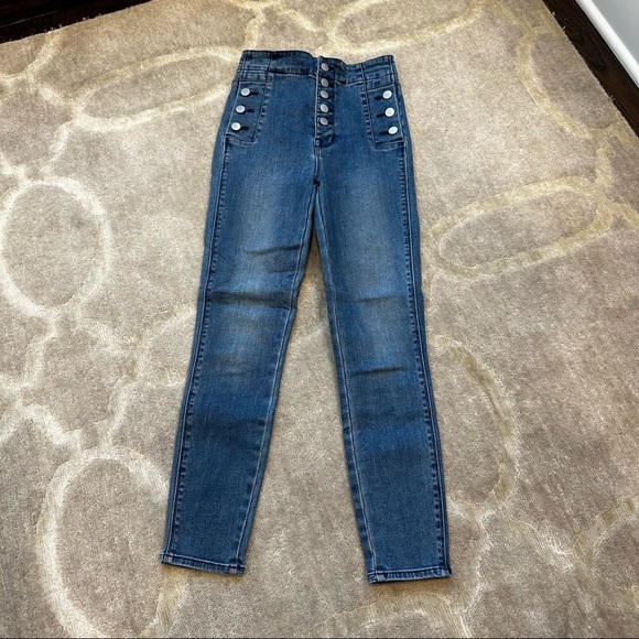 J Brand Denim - J Brand Natasha Sky Cropped Jeans